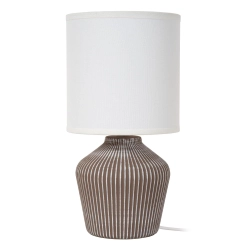 FILIZ - Lampa stołowa - Ø 16 cm - 1xE14 - Taupe - Essential 47551/81/41 LUCIDE